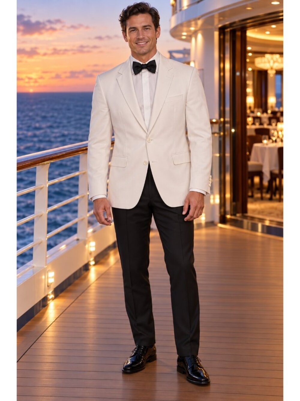 New Vitarelli Mens White Dinner Jacket Suit Coat 40R NWOT